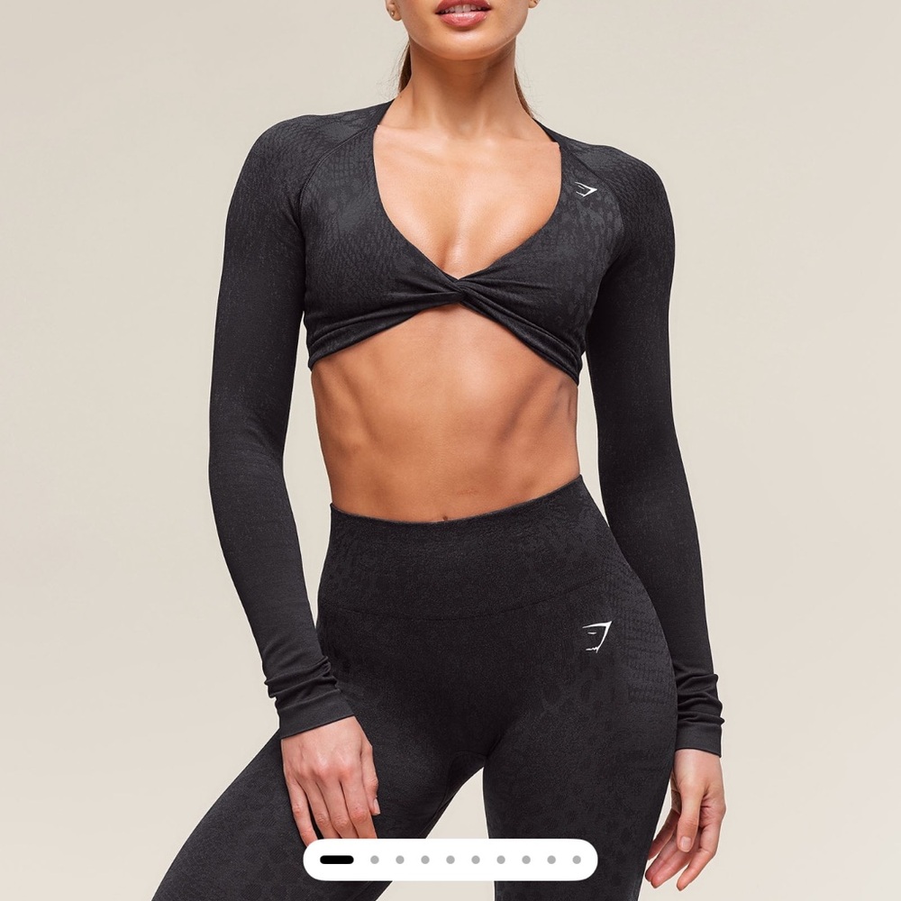 Gymshark | Adapt x Whitney Animal Seamless top - Picture 8 of 9